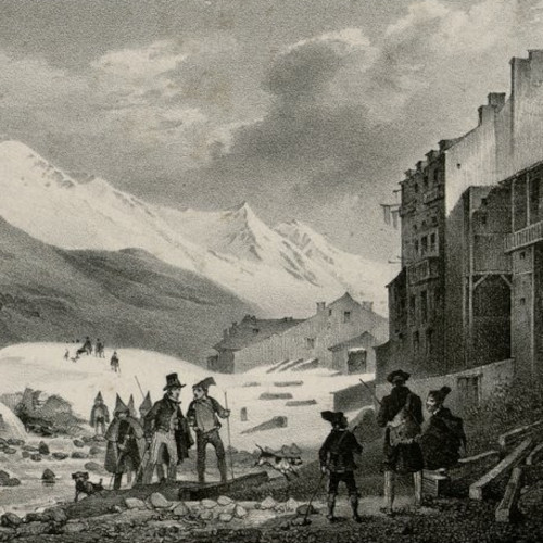  Barèges - Pont de neige de 1827, Bibliothèque municipale de Toulous