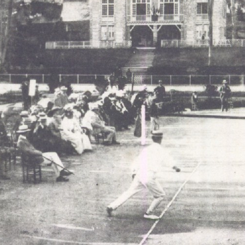 Détail de : Pau : Le Tennis ; 191 ? ; carte postale ; Bibliothèque Patrimoniale de Pau ; cote 7-077-2
