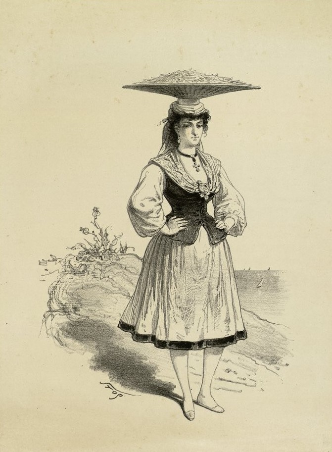 Femme de Bayonne (France)