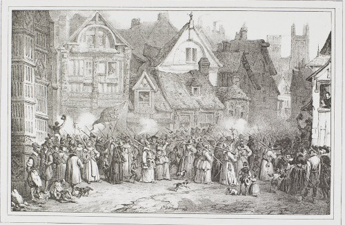 La Procession de la ligue le 5 Juin 1590 pendant le Siège de Paris par Henri 4