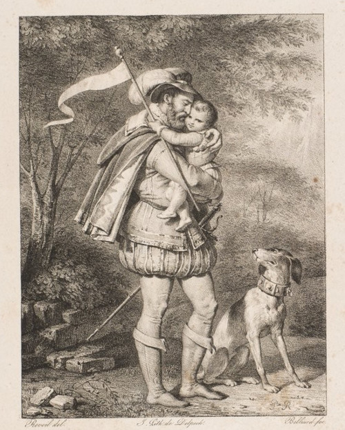 Henri IV. Entre les bras de son Père / Revoil, Pierre-Henri (dessinateur)