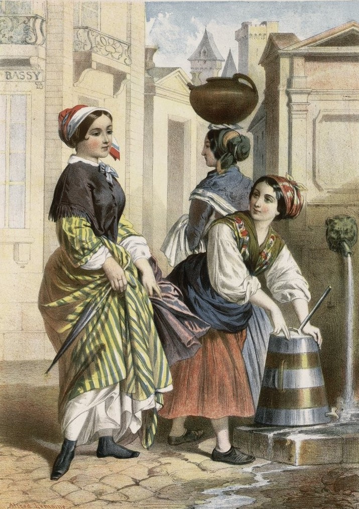 Grisette et servantes à Pau (Basses Pyrénées, 1)