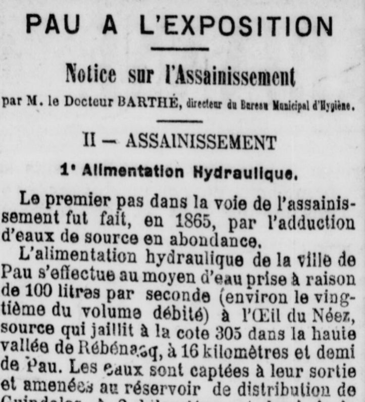L'Indépendant des Basses-Pyrénées, 8 août 1900