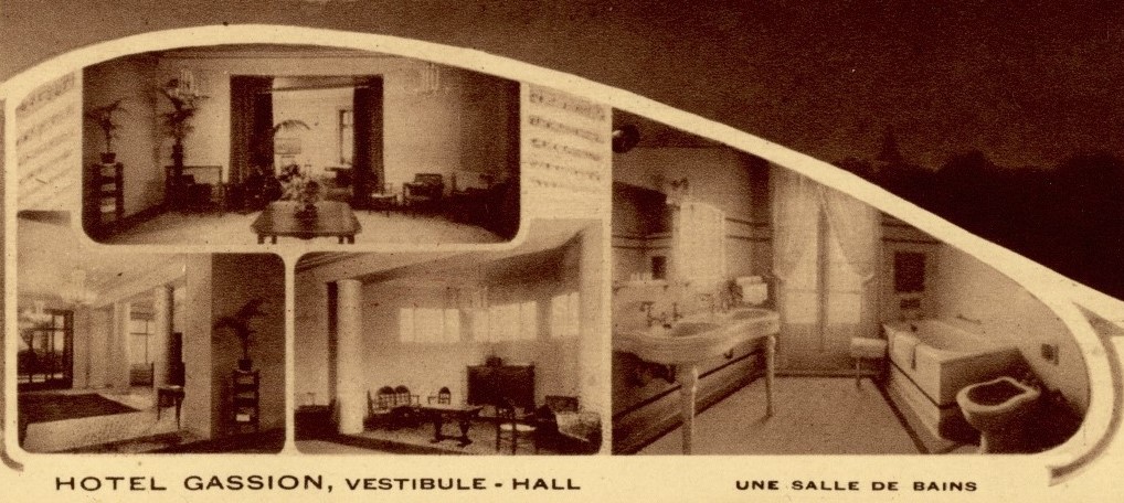 Hôtel Gassion, Vestibule-Hall : Une Salle de bain 